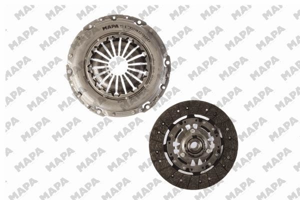 2 Li Debriyaj Takimi Baski Disk Fiat Egea 1.6d 120hp 15> 240mm