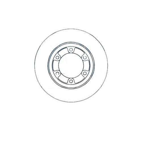 Ön Fren Aynasi Mazda Pick-Up B 2500 87-93 -Pick-Up E 2600 87> 272x22x6dlxhavali