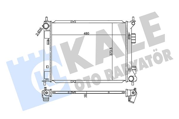 Radyatör Brazing Hyundai Ix20-Kia Venga Radyatör