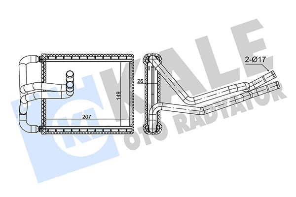 Kalorifer Radyatörü Hyundai Tucson 2.0l D4ea 06-10 - Aleminyum