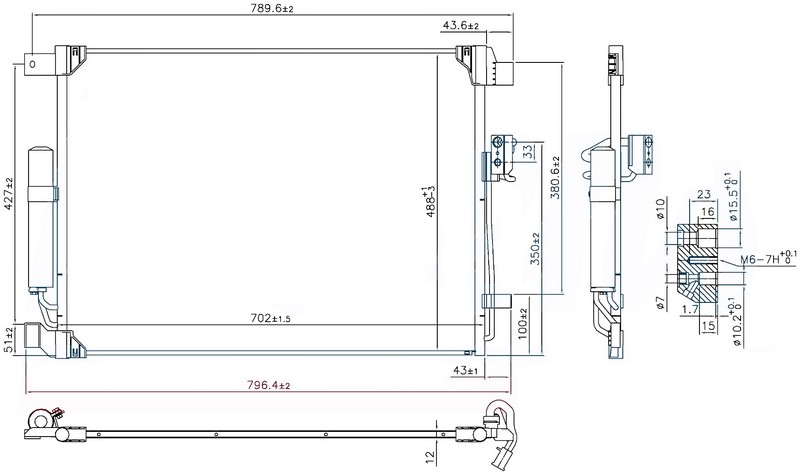 Klima Brazing Condenser Navara Iii 2.3 Dci 2014 940786
