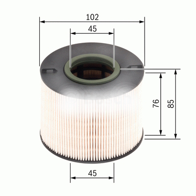 Yakit Filtresi Touareg I 3.0tdi 02-. Audi Q7 4l I 3.0 Tdi. 4.2 Tdi Su Ayraçli Kağit Pu 1033x-Pe 973/6-Kx 192