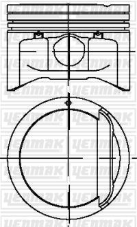 Piston Std Elantra 2.0 01-06 / Tucson 2.0 / Coupe 2.0 82.50 Mm G4gc-G4gf Benzinli