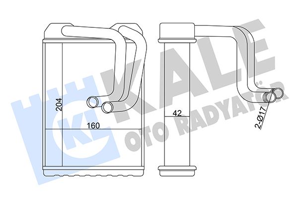 Kalorifer Radyatörü Honda Accord 2.0l F20a Cb3 90-93 - Aleminyum