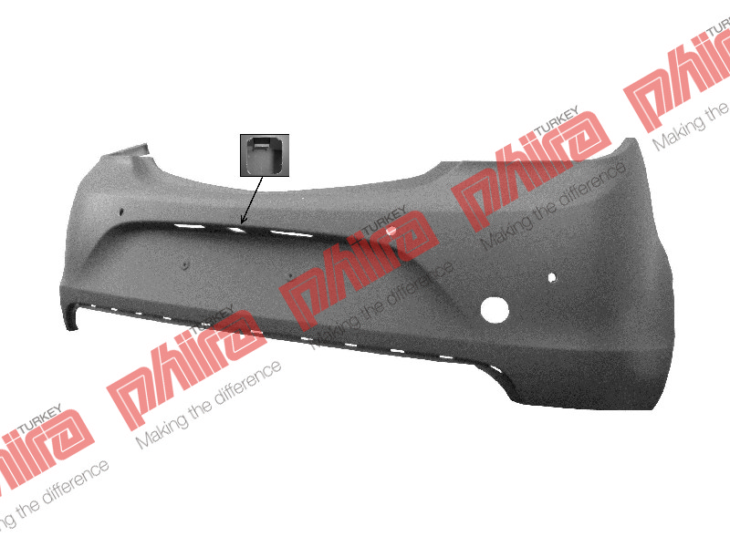 Tampon Arka Astarli 4 Sensörlü Opel Insignia A 2013-2017