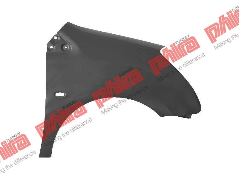 Çamurluk Ön Sağ Delikli Sac Citroen Berlingo 2008>