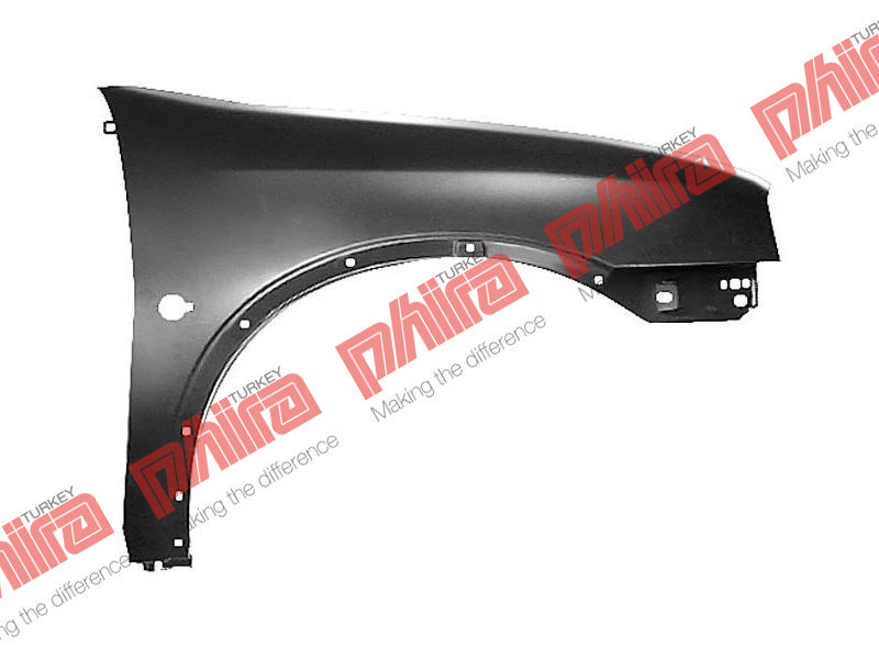 Çamurluk Ön Sağ Sinyal Delikli Sac Opel Corsa 1993>