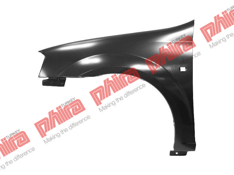 Çamurluk Ön Sol Delikli Sac Dacia Logan 2012>