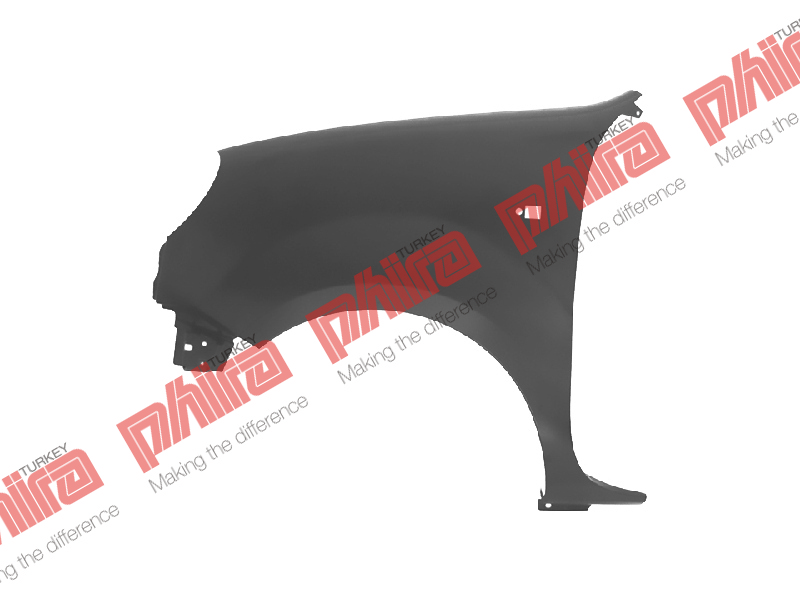 Çamurluk Ön Sol Sinyal Delikli Sac Renault Kangoo 2003-2008