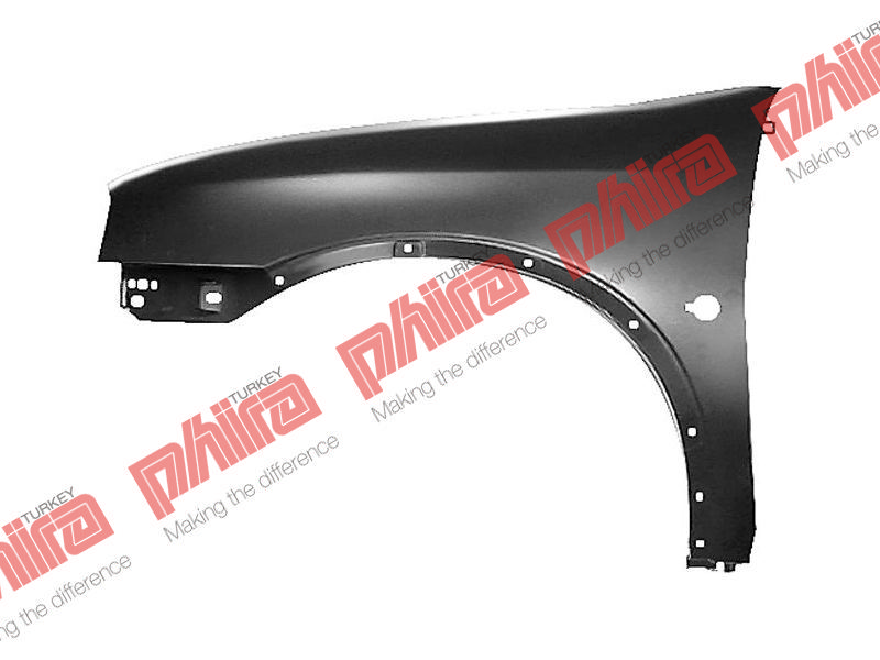 Çamurluk Ön Sol Sinyal Delikli Sac Opel Corsa 1993>