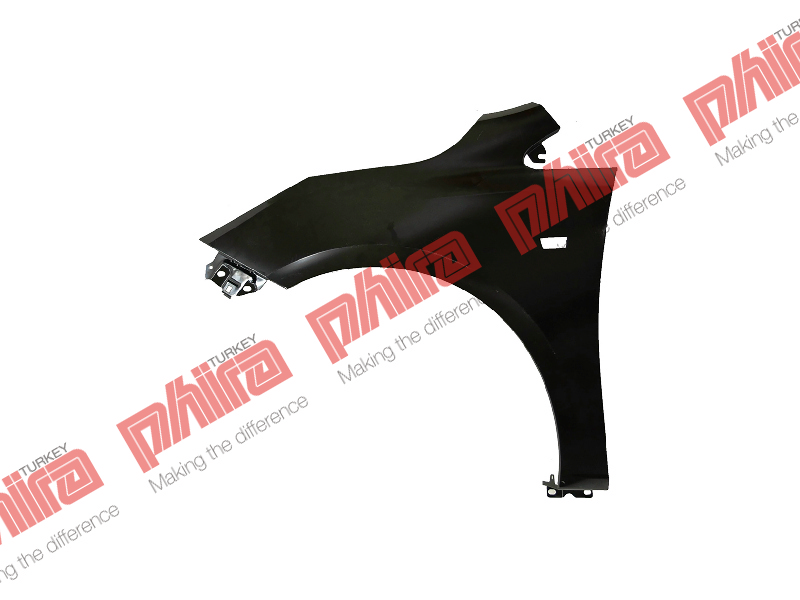 Çamurluk Ön Sol Sinyal Delikli Sac Opel Corsa E 2015-2019