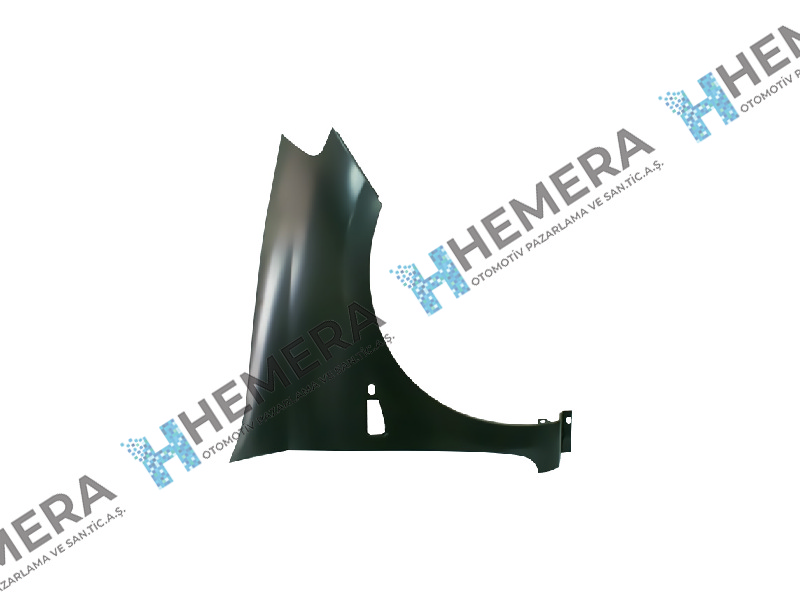 Çamurluk Ön Sağ Sac Sinyal Delikli Renault Symbol 2009-2012