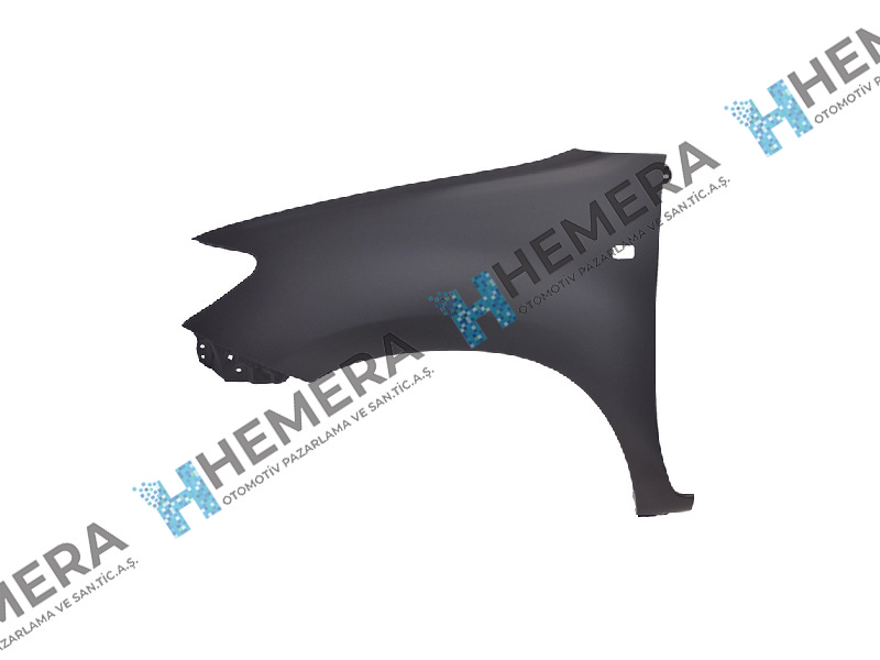 Çamurluk Ön Sol Sac Sinyal Delikli 4x2 Toyota Hilux 2005>