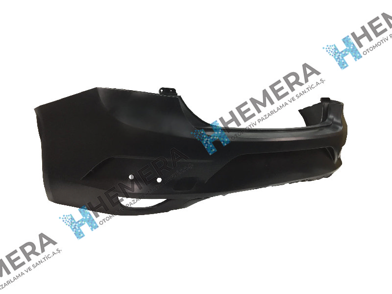 Tampon Arka Mat Siyah 4 Sensörlü Renault Megane Iv 2016-2019