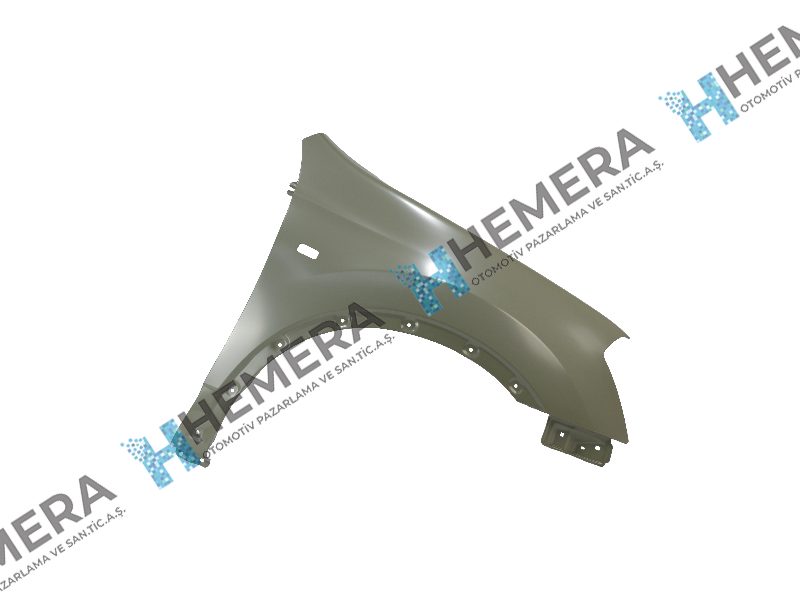 Çamurluk Ön Sağ Sinyal Ve Dodik Delikli Nissan Qashqai 2007>