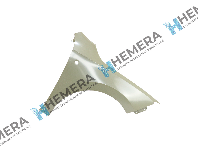 Çamurluk Ön Sağ Sac Sinyal Delikli Skoda Rapid 2013>