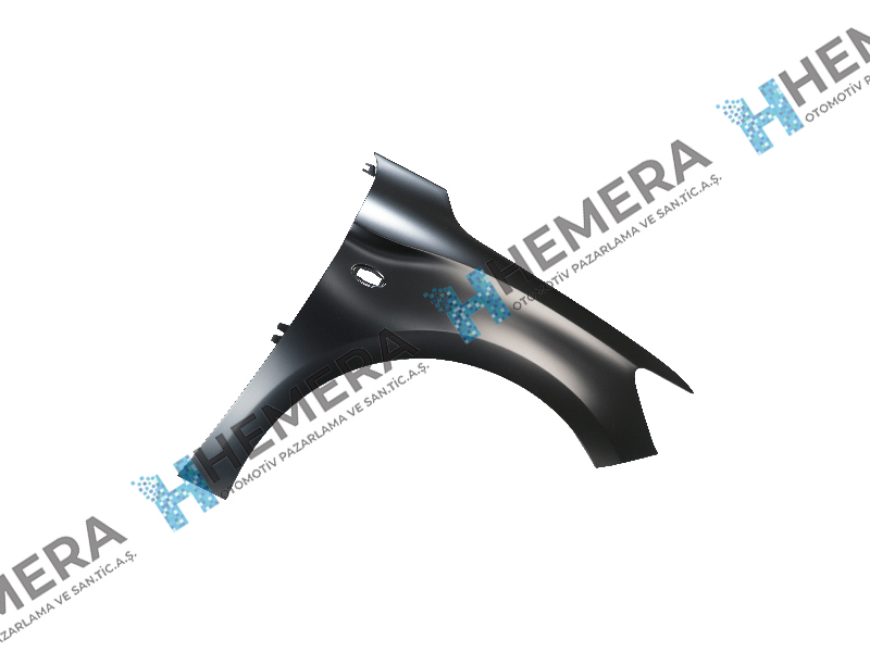 Çamurluk Ön Sağ Sinyal Delikli Sac Citroen C Elysee 2012-2015