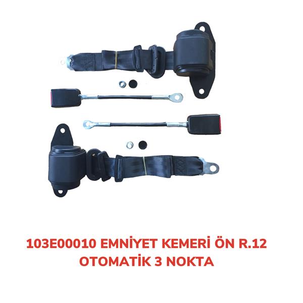 Emniyet Kemeri Ön 3 Nokta Otomatik R12