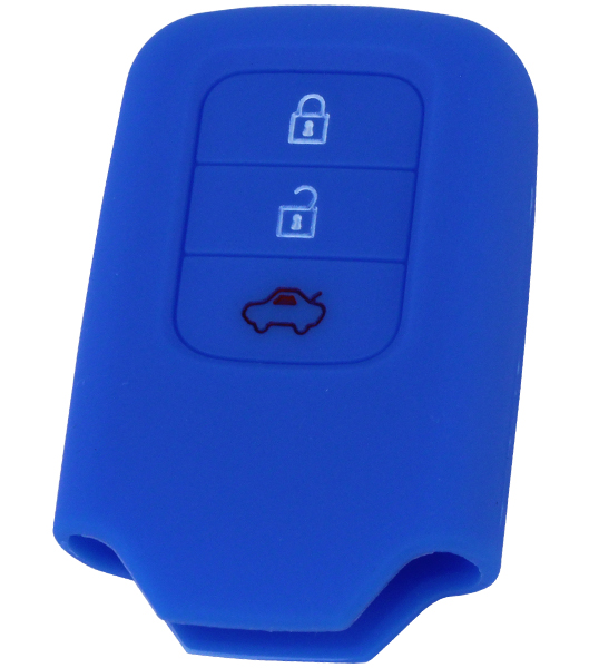 Kontak Anahtar Kumanda Koruyucu Kilif Silikon Mavi Honda City