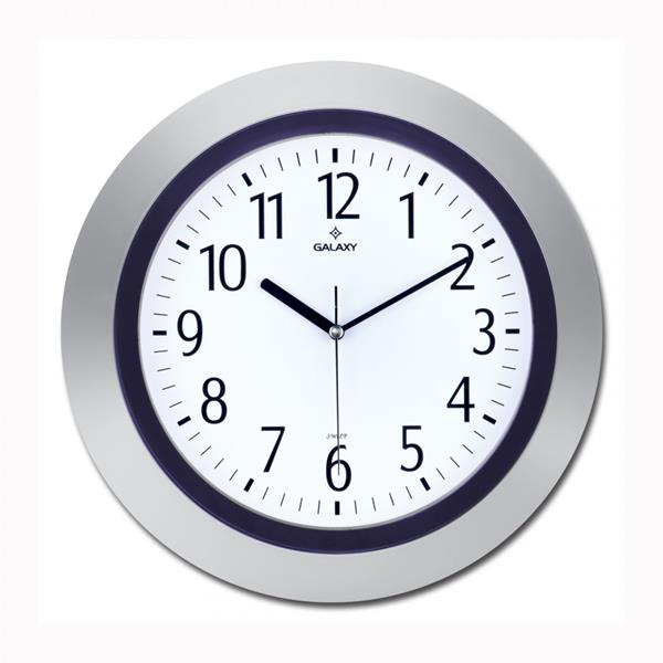 Duvar Saati Gri-Mor Çerçeve Çap:33.8cm Akrilik Boyali 2 Renk Abs Kasa Mineral Cam Sessiz Akar Makine Pvc Kadran Kadran Ölçüsü: 240mm Kadran Baski Alani: 150mm