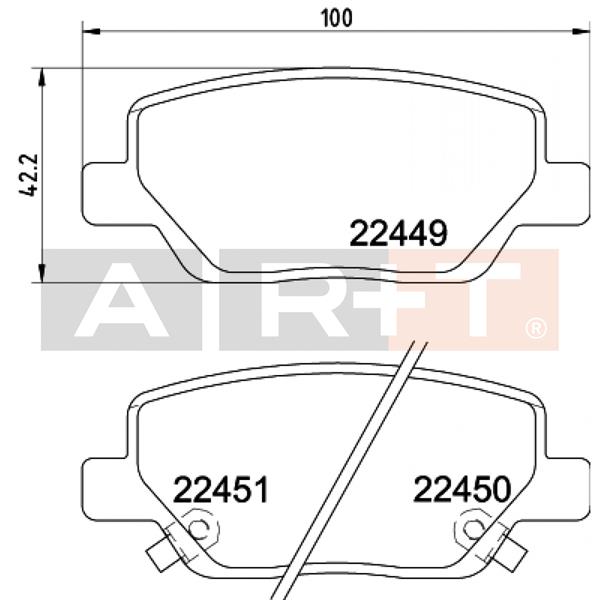 Arka Balata Fiat Egea 16> 1.3d Mtj 1.4 1.6e-Torq 1.6d Mtj