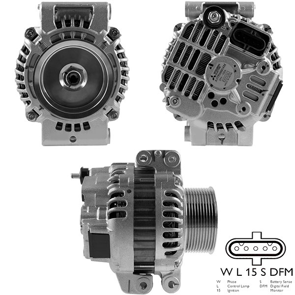 Alternator 24v 100 Amp Scania G480-P480-R480 12.7