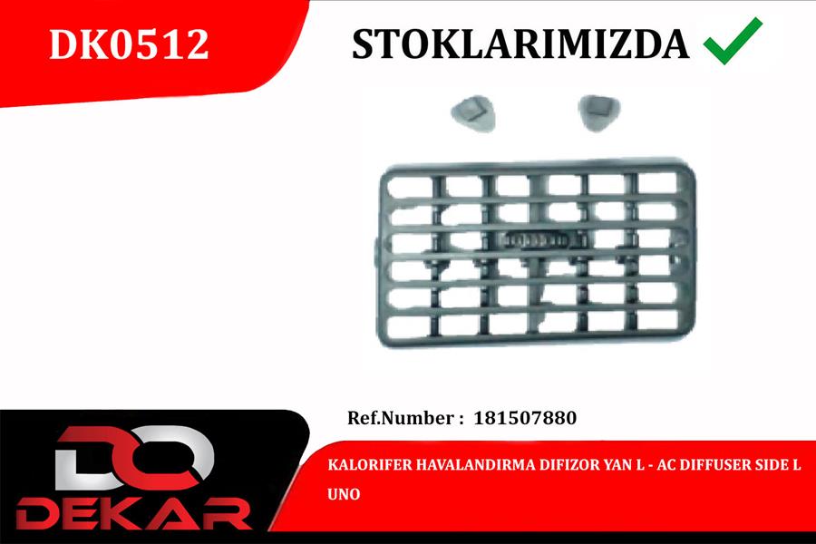 Kalorifer Havalandirma Difizor Yan L Uno