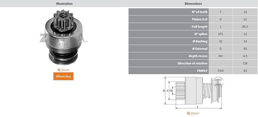 10 Dis 28mt Case-Cummins Kucuk Kafa
