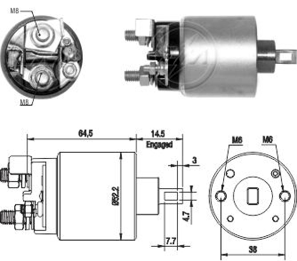 12v Nissan Navara-Pathfinder 2.5 Dci-Ford Ranger 2.2 Tdci