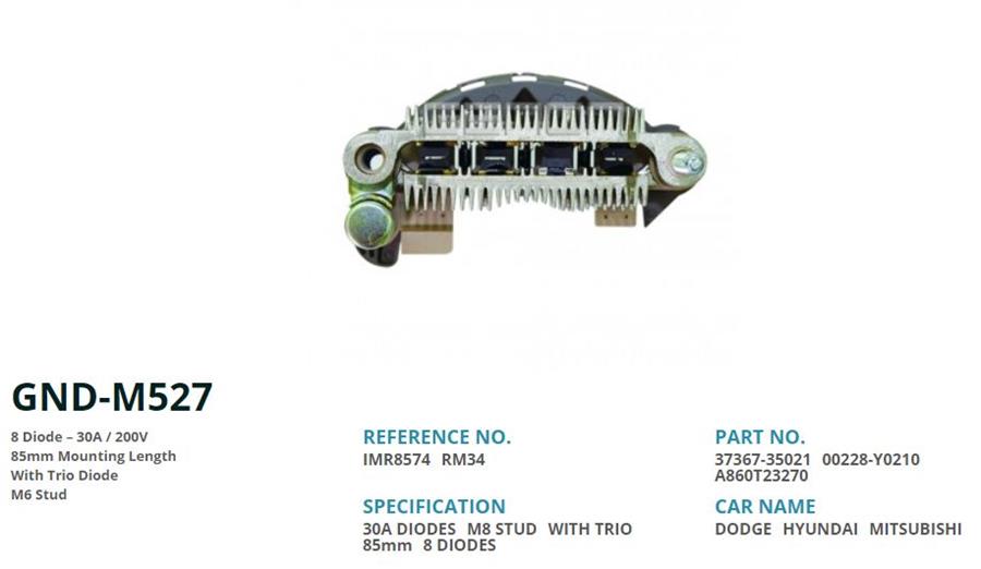 Hyundai Sonata-Dodge 85mm 8 Diot M6