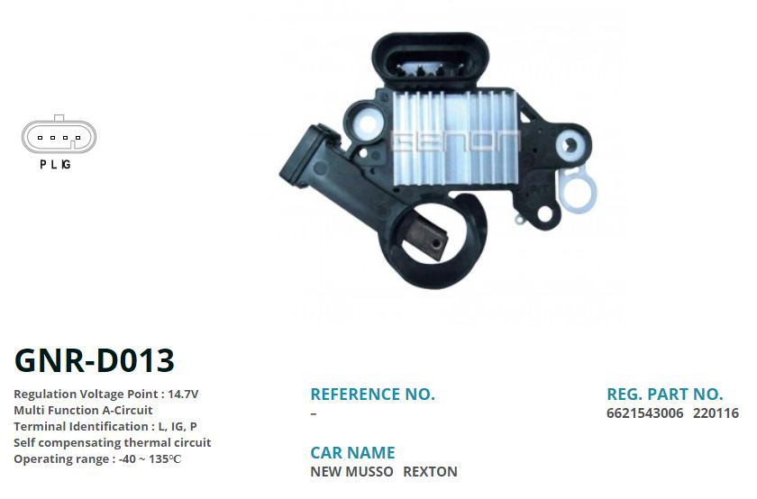 12v Daewoo-Ssangyong-Korando-Musso Exdi 2.0 4x4/4x2 90 Amp Alt. L Ig P
