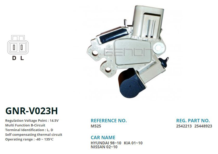 12v Nissan Micra-Hyundai Sonata-Santa Fe-Kia Sorento L D