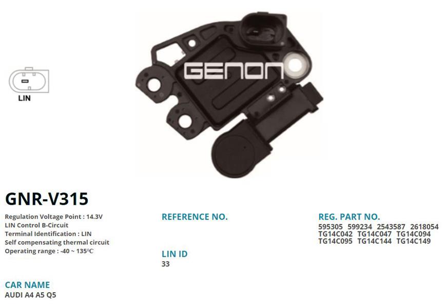 12v Audi A4-A5-Q5 2.0 Tdi Lin