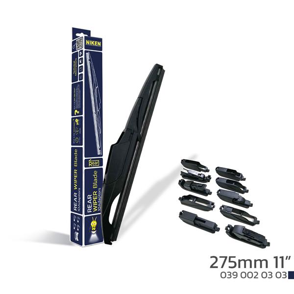 Niken 275mm 11 10 Aparatli Arka Silecek Süpürgesi