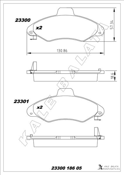 On Fren Balatasi Escort 90>00 Orion 1.3 / 1.4 / 1.6 90>00 Fisli