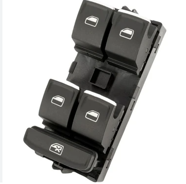 Cam Kumanda Düğme Kapaği Krom Vw Golf Vii Passat B8 Leon