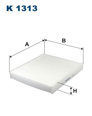 Polen Filtresi Mercedes G-Class W461 W463 . Audi A2 . Seat Cordoba Ibiza . Skoda Fabia . Vw Polo K 1313
