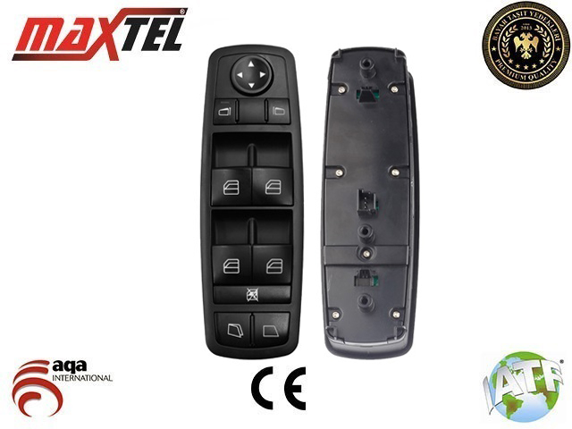 Cam Kaldirma Anahtari Mercedes W251-W164-X164 Sol 4lü Siyah