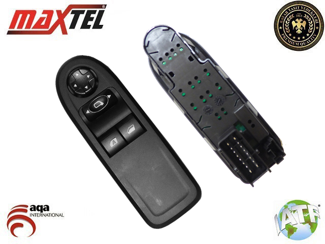 Cam Kaldirma Anahtari Citroen C3 13-15 Sol Çiftli A.Katlamasiz