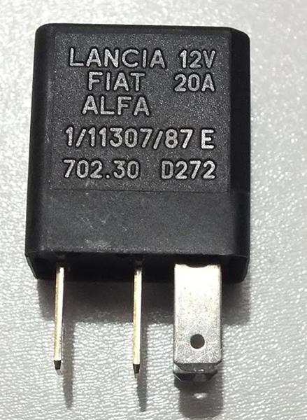 0603010 Micro Röle 12v 20 Amper 4 Fişli Siyah