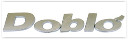 Arka Yazisi Doblo Ayrik Tip-Krome