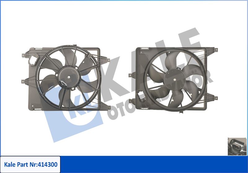 Fan Motoru Davlumbazli Clio Ii-Kng 97 Mgn I-Scenic I 99-03 320w-380mm