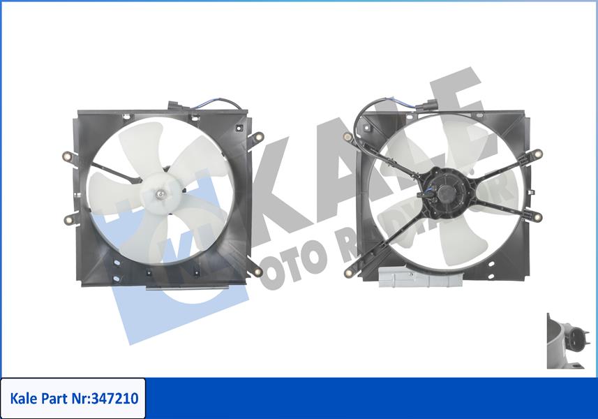 Fan Motoru Davlumbazli Toyota Corolla 1.3/1.6 Ae101 Kasa