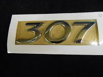 Arka Monogram Yazi 307 P307