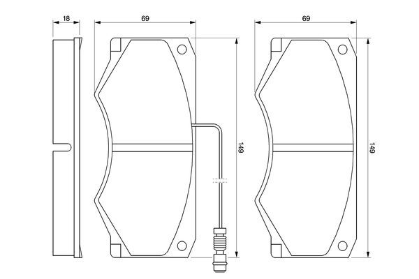 Balata On   ( Daily.2 90-96  =Iveco ) 149x69x18