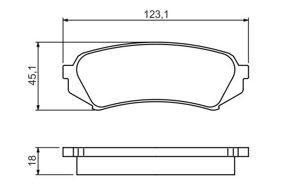 Balata Arka   ( Lexus + Land Cruiser 02- =Toyota )