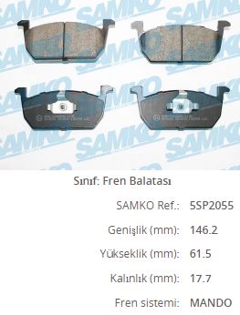 Balata On   ( Polo 17-   +Golf.7+T-Roc+T-Cross 18-   +Taigo 21-   +A1 18-   +Ibiza 17-   +Arona+ 17-   +Leon+Scala 19-   +Kamiq 17-   +Fabia 21-   =Vw+Audi+Seat+Skoda )