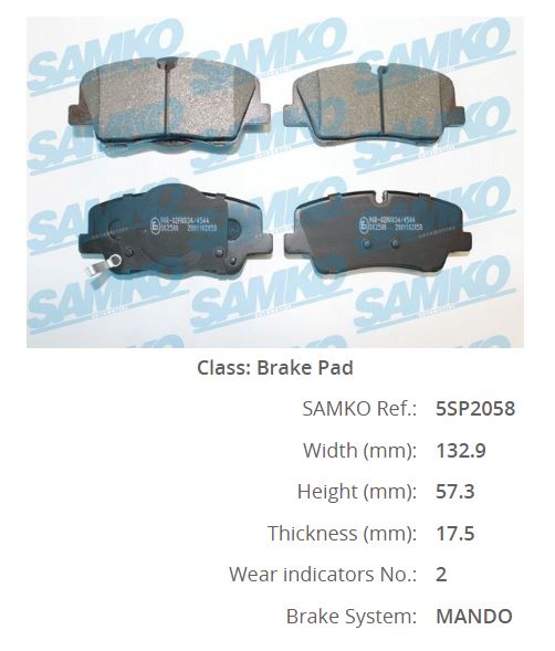 Balata Arka   ( H350 15-  =Hyundai )