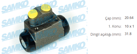 Fren Silindiri ( Merkezi ) ( Dkm )   ( Escort 90-01 + Focus 98-11 =Ford )