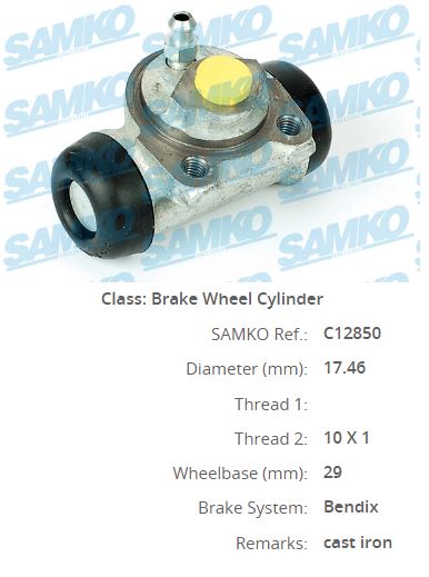 Fren Silindiri ( Merkezi )  ( Dkm )   ( Megane.1 96-99=Renault ) 17,5 Mm
